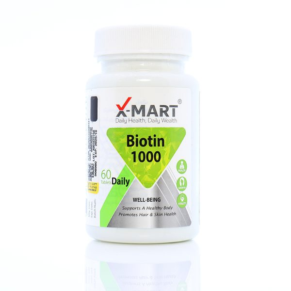 بیوتین ایکس مارت 1000_60 عددی X Mart Biotin
